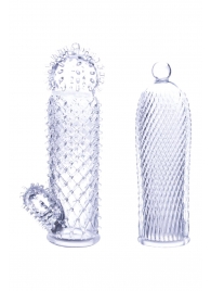 Набор из 2 прозрачных насадок на член Seductive Tickler Sleeves - NMC - в Омске купить с доставкой