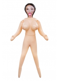 Телесная надувная секс-кукла с пышным бюстом - NMC - в Омске купить с доставкой