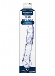 Прозрачная насадка-удлинитель Length Enhancer с подхватом - 22,3 см. - NMC - в Омске купить с доставкой