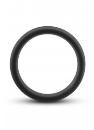 Черное эрекционное кольцо Silicone Go Pro Cock Ring - Blush Novelties - в Омске купить с доставкой