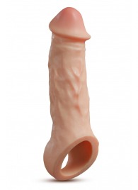 Телесная насадка-удлинитель Intrepid 9.25 Inch Realistic Penis Extender Sleeve - 23,5 см. - Blush Novelties - в Омске купить с доставкой