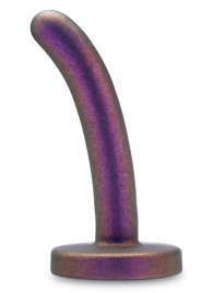 Фиолетовая насадка с гладкой поверхностью Surrender 4.75 Inch Beginner Pegging Dildo - 12 см. - Blush Novelties - купить с доставкой в Омске