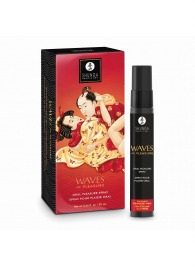 Оральный спрей Waves of Pleasure с ароматом клубники и шампанского - 20 мл. - Shunga - купить с доставкой в Омске