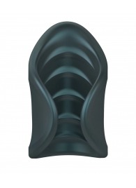 Серый сквозной мастурбатор с вибрацией Manwan Starter - Manwan - в Омске купить с доставкой