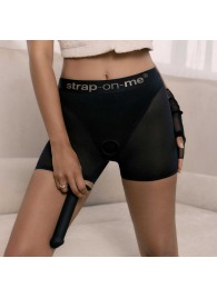 Трусики-шорты для фиксации насадок Strap-on-me Harness Lingerie Halo - size XS - Strap-on-me - купить с доставкой в Омске