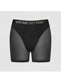 Трусики-шорты для фиксации насадок Strap-on-me Harness Lingerie Halo - size XS - Strap-on-me - купить с доставкой в Омске