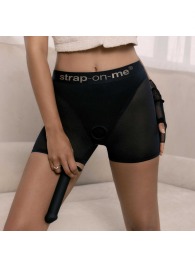 Трусики-шорты для фиксации насадок Strap-on-me Harness Lingerie Halo - size M - Strap-on-me - купить с доставкой в Омске