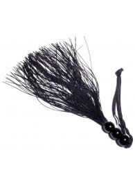 Черная силиконовая плетка - 25,4 см. - Boys of Toys - купить с доставкой в Омске