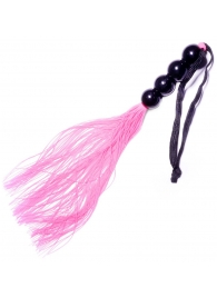 Розовая силиконовая плеть - 35,5 см. - Boys of Toys - купить с доставкой в Омске