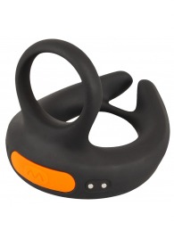 Черный вибростимулятор мошонки RC Scrotum Stimulator with Vibration - Orion - в Омске купить с доставкой