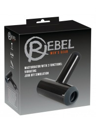 Черный мастурбатор с удобной ручкой Masturbator with 2 Functions - Orion - в Омске купить с доставкой