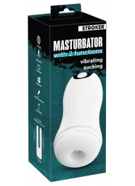 Белый мастурбатор Masturbator with 2 functions - Orion - в Омске купить с доставкой