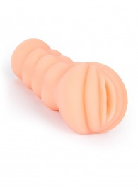 Телесный мастурбатор-вагина с эрекционными кольцами в комплекте - Sexy Girl - в Омске купить с доставкой