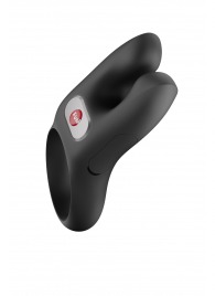 Черное эрекционное виброкольцо Nos - Fun Factory - в Омске купить с доставкой