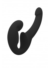 Черный безремневой страпон Share Lite - Fun Factory - купить с доставкой в Омске