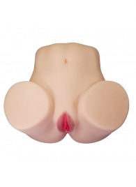 Телесный мастурбатор Julia с 2 любовными каналами - Baile - в Омске купить с доставкой