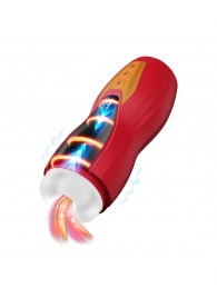 Интерактивный мастурбатор Solara с нагревом, вибрацией и поступательными движениями - Shots Media BV - в Омске купить с доставкой