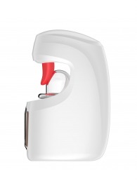 Белый мастурбатор с язычком и возвратно-поступательными движениями - Secwell - в Омске купить с доставкой