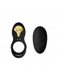 Черное эрекционное виброкольцо Bayek с пультом ДУ - Zalo - в Омске купить с доставкой