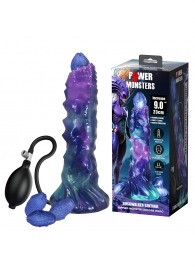 Фиолетовый яйцеродящий фаллоимитатор Duskwalker Sentinal на присоске - 22,4 см. - Baile - купить с доставкой в Омске