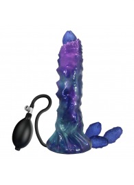 Фиолетовый яйцеродящий фаллоимитатор Duskwalker Sentinal на присоске - 22,4 см. - Baile - купить с доставкой в Омске