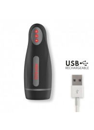 Черный автоматический мастурбатор с управлением через приложение - Oninder - в Омске купить с доставкой