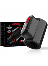 Черный автоматический мастурбатор с режимами поступательных движений и ротации - JAMYJOB - в Омске купить с доставкой