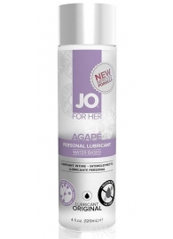 Женский лубрикант на водной основе JO AGAPE LUBRICANT ORIGINAL - 120 мл. - System JO - купить с доставкой в Омске