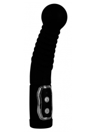 Чёрный стимулятор простаты с ротацией Prostate Twister - 20 см. - Orion - в Омске купить с доставкой