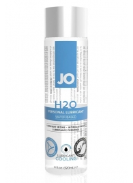 Охлаждающий лубрикант на водной основе JO Personal Lubricant H2O COOLING - 120 мл. - System JO - купить с доставкой в Омске