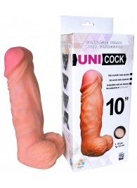 Фаллическая насадка Харнесс UNICOCK 10  - 25 см. - LOVETOY (А-Полимер) - купить с доставкой в Омске