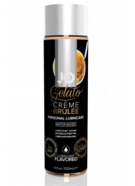 Лубрикант с ароматом крем-брюле JO GELATO CREME BRULEE - 120 мл. - System JO - купить с доставкой в Омске