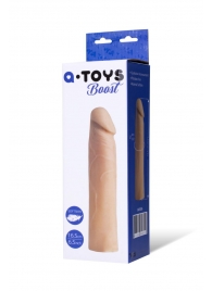 Реалистичная насадка с ярко выраженной головкой - 16,5 см. - A-toys - в Омске купить с доставкой