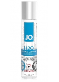 Возбуждающий лубрикант на водной основе JO Personal Lubricant H2O Warming - 30 мл. - System JO - купить с доставкой в Омске