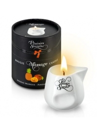 Массажная свеча с ароматом манго и ананаса Bougie de Massage Ananas Mangue - 80 мл. - Plaisir Secret - купить с доставкой в Омске