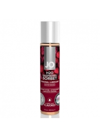 Смазка с ароматом малинового щербета JO Flavored Raspberry Sorbet - 30 мл. - System JO - купить с доставкой в Омске
