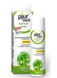 Регенирирующий лубрикант с гиалуроновой кислотой pjur MED Repair glide - 100 мл. - Pjur - купить с доставкой в Омске