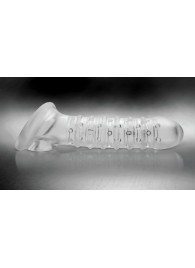 Утолщающая ребристая насадка на пенис - Доминирующее кольцо - в Омске купить с доставкой