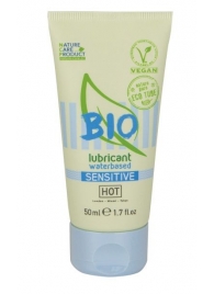 Органический лубрикант для чувствительной кожи Bio Sensitive - 50 мл. - HOT - купить с доставкой в Омске