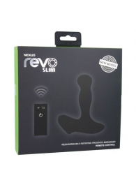 Чёрный перезаряжаемый массажёр предстательной железы NEXUS Revo Slim - Nexus Range - в Омске купить с доставкой