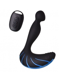 Чёрно-синий массажер простаты Erotist Third - Erotist Adult Toys - в Омске купить с доставкой