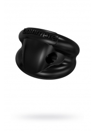 Чёрное эрекционное виброкольцо Strength - Bathmate - в Омске купить с доставкой
