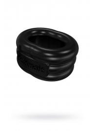 Чёрное эрекционное виброкольцо Stretch - Bathmate - в Омске купить с доставкой