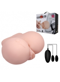 Вагина и анус с вибрацией CrazyBull Vagina and Ass - Baile - в Омске купить с доставкой