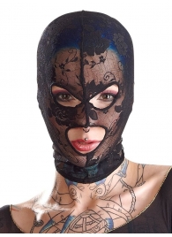 Кружевная маска-балаклава с отверстиями для глаз и рта - Orion - купить с доставкой в Омске