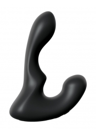 Черный анальный вибростимулятор P-Spot Milker - 14 см. - Pipedream - в Омске купить с доставкой