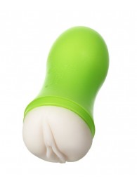 Мастурбатор-вагина A-Toys в зеленой колбе - A-toys - в Омске купить с доставкой