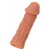 Телесная реалистичная насадка KOKOS Extreme Sleeve 05 с дополнительной стимуляцией - 12,7 см. - KOKOS - в Омске купить с доставкой
