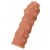 Телесная реалистичная насадка KOKOS Extreme Sleeve 11 с дополнительной стимуляцией - 12,7 см. - KOKOS - в Омске купить с доставкой