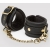 Черные наручники Bound to You Faux Leather Wrist Cuffs - Fifty Shades of Grey - купить с доставкой в Омске